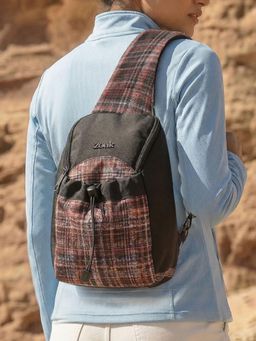 Zouk - Brown Women's Cashmere Noir Brown Yuva Crossbody Bag
