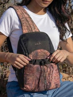 Zouk - Brown Women's Ladakh Impasto Yuva Crossbody Bag