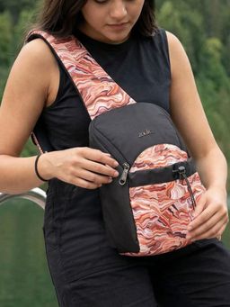 Zouk - Multi-Color Women's Nicobar Coral Yuva Crossbody Bag
