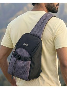 Zouk - Grey Men's Zanskar Zenith Yuva Crossbody Bag