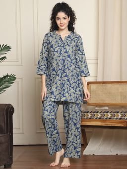 Indreams - Women Printed Night Suit (Set of 2)