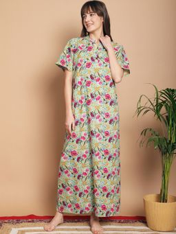 Indreams - Printed Maxi Nightdress