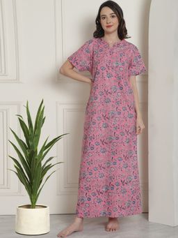 Indreams - Printed Maxi Nightdress