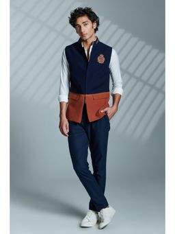 S&N by Shantnu Nikhil - Colour Block Multicolor Waistcoat