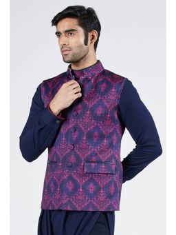 S&N by Shantnu Nikhil - Tribal Woven Waistcoat