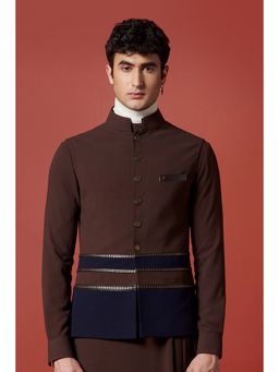 S&N by Shantnu Nikhil - Commodore Colour-Block Multicolor Waistcoat