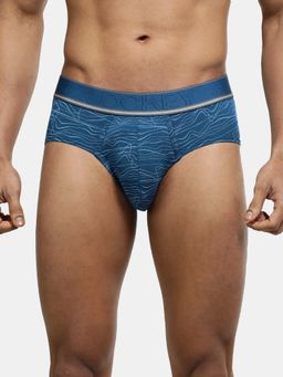 Jockey - HG29 Men's Tencel Micro Modal Printed Brief with Stay Fresh Technology-Poseidon