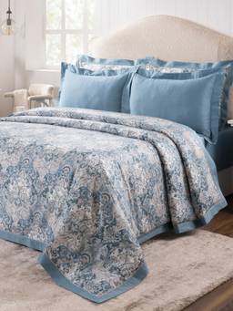 Maspar - 100% Cotton Super Soft 400 Tc Double Bed Duvet Cover With 2 Pillow Case