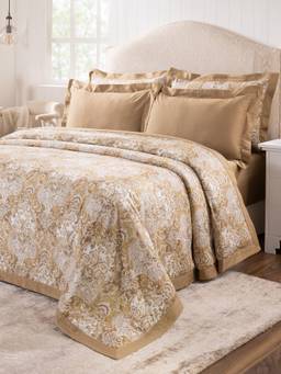 Maspar - 100% Cotton Super Soft 400 Tc Double Bed Duvet Cover With 2 Pillow Case