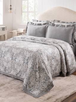 Maspar - 100% Cotton Super Soft 400 Tc Double Bed Duvet Cover With 2 Pillow Case