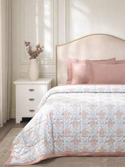 Maspar - 100% Cotton Super Soft Summer Ac Room 100 Gsm Double Bed Quilt