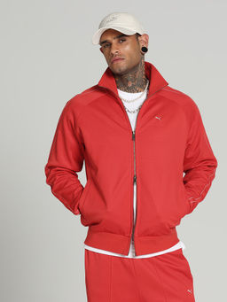 Puma - Red T7 Men's Relaxed Fit Track Jacket