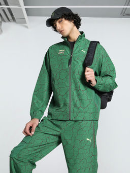 Puma - Green X Tmnt Tech Men's Relaxed Fit Track Jacket