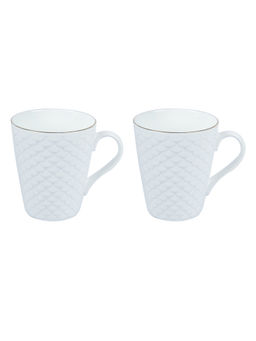 Voncasa - Coffee Mug Set of 2 (Each 350 Ml)