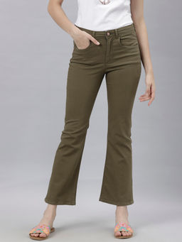 RAREISM - Booter Green Denim Pant