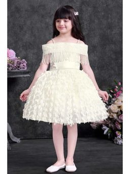 Lagorii - Girls White Net Dress