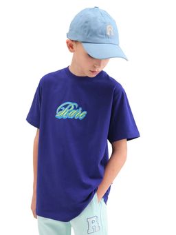 RARE ONES - Boys Blue Cotton Blend T-shirt