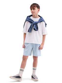 RARE ONES - Boys Blue Cotton Blend Shorts