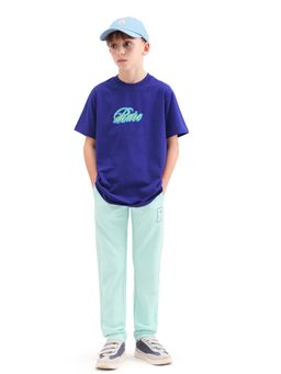 RARE ONES - Boys Green Cotton Blend Track pant