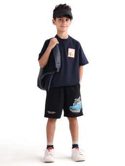 RARE ONES - Boys Black Cotton Shorts