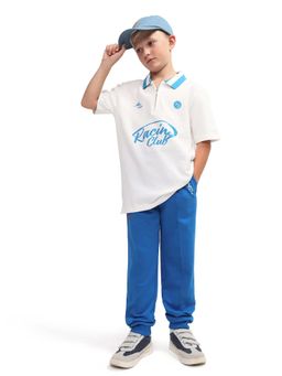 RARE ONES - Boys Off White Cotton Polo T-Shirt