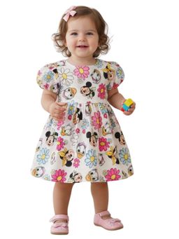 TotzTouch - Girls Multi-Colour Blended Dress
