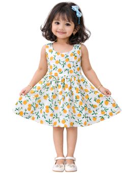 TotzTouch - Girls Orange Blended Dress
