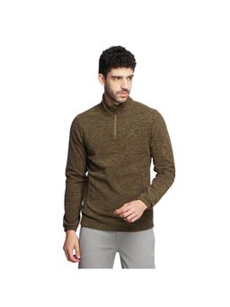 WILDCRAFT - Men Regular Fit Fleece Jackets-Olive