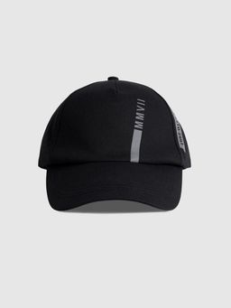 Being Human - Black Cotton Solid-Plain Baseball Cap Cap For Men