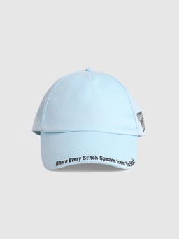 Being Human - Blue Cotton Solid-Plain Baseball Cap Cap For Men