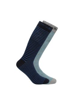 Crocodile - Multi-Color Cotton Stripes Socks For Men (Pack of 4)