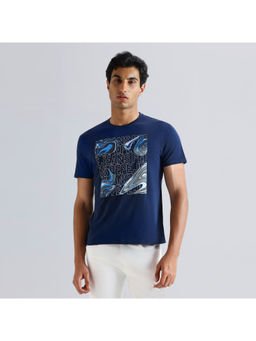 Pepe Jeans - Navy Graphic Print Short Sleeve T-Shirt
