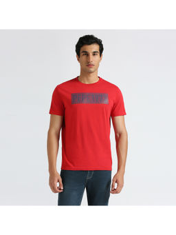 Pepe Jeans - Red Solid Short Sleeve T-Shirt
