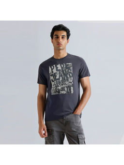 Pepe Jeans - Grey Print Short Sleeve T-Shirt