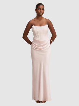 Forever New - Isra Petite Drape Strapless Maxi Dress