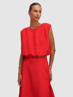 Forever New - Naia Bubble Hem Top