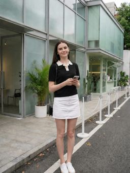 ZUMMER - Seamless Knitted Polo T-Shirt