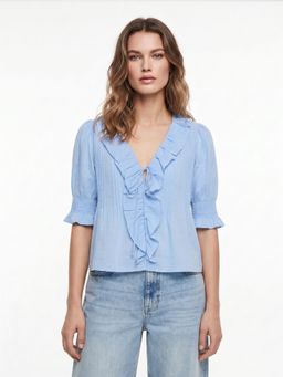 Cover Story - French Summer Blue Top