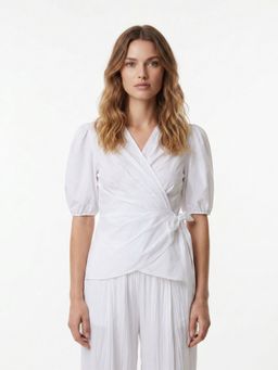 Cover Story - Retro Glam White Top
