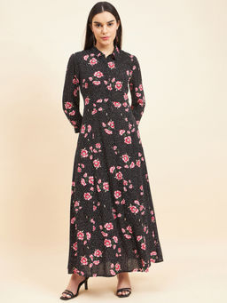 Gipsy - Black Floral Maxi Dress