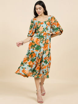 Gipsy - Green Embellished Midi Dress