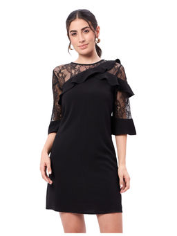 Gipsy - Black Plain Mini Dress