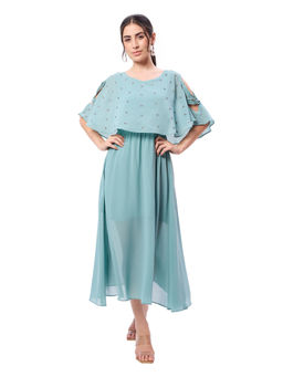 Gipsy - Green Embellished Midi Dress