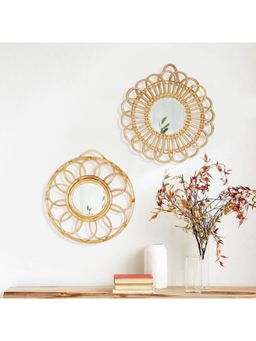 Hollyhock - Bohemian Decorative Wall Mirror
