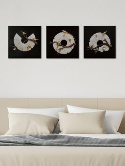 At Home by Nilkamal - Bird On Branch Wall Decor-Brown