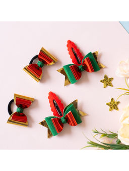 Ribbon Candy - Christmas Rubber Bands and Clips - Multicolor