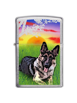 Zippo - German Shepherd Dog Windproof Pocket Lighter