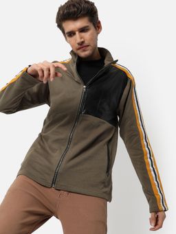 Campus Sutra - Striped Stylish Solid Casual Jacket