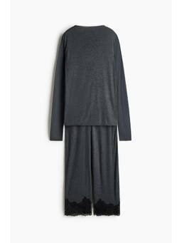 H&M - Women Grey Jersey Pyjamas