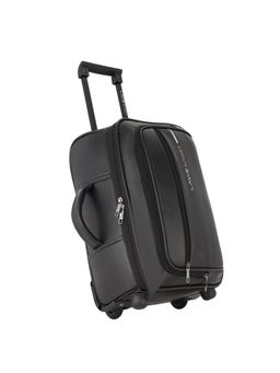 Lavie Sport - Unisex Black 45 Cm Premium Majestic Overnighter Laptop Trolley Bag (M)